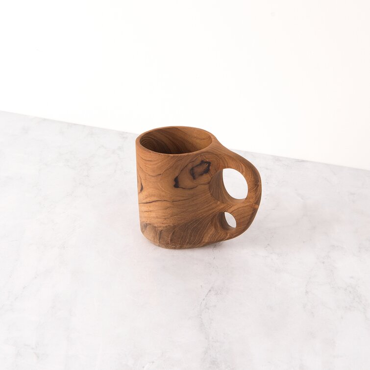 One Piece Wooden Mug