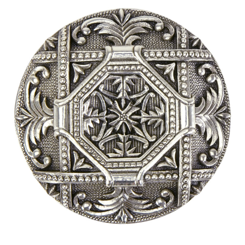 PORTSMOUTH KNOB PLATE, Silver