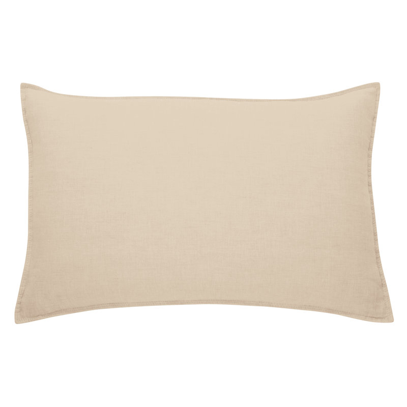 Linen Duvet Cover Set, Queen Duvet Cover + 2 Shams, Natural