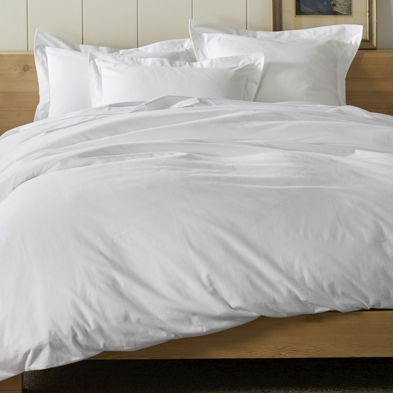 Cloud Organic Cotton Duvet Cover Set, Full/Queen Duvet Cover, Alpine White