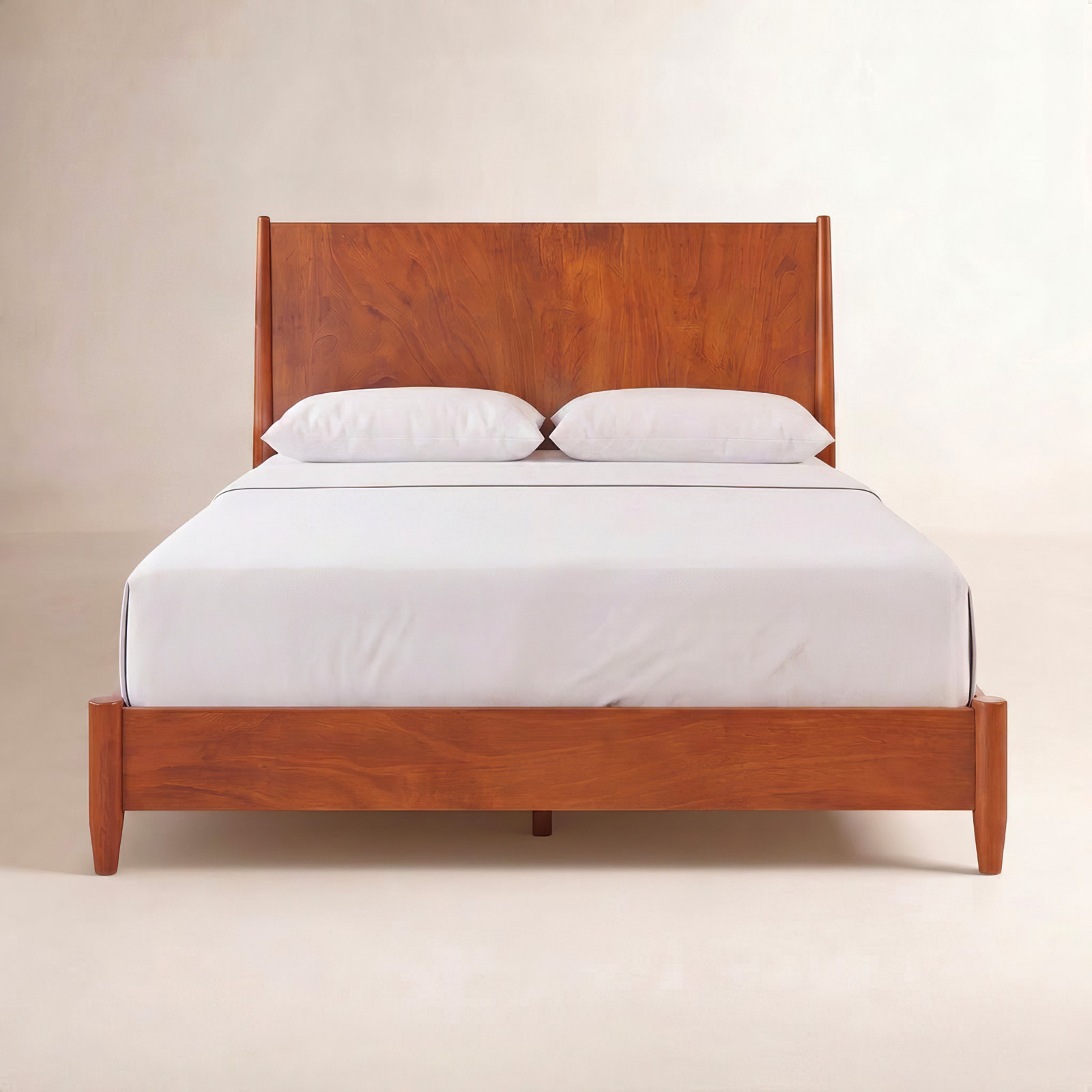 Williams Low-Profile Bed, California King, Chestnut