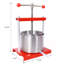 Pressoir à fruits manuel - Presse à barils en acier inoxydable 0,53 gallons pour jus, légumes, vin, huile d'olive
