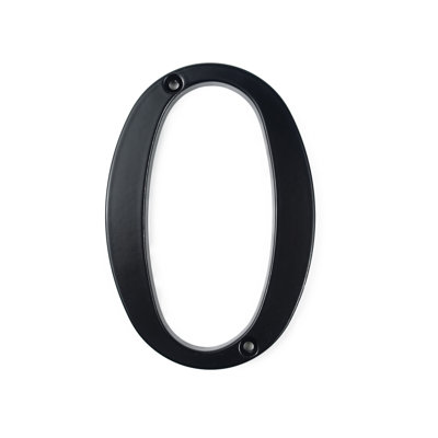 Numéro de maison en métal 4 po (10 cm), alliage de zinc