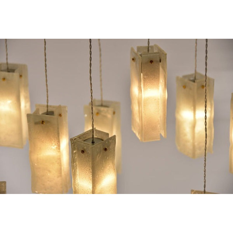 Baner 60 - Light Dimmable Rectangle Chandelier, Matte White