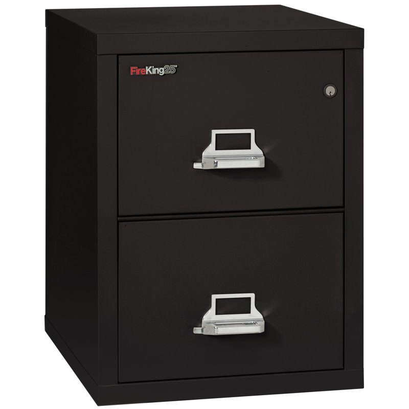 Fireproof 2 - Drawer File Cabinet, Black