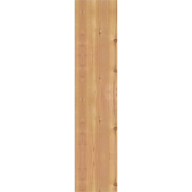 Persienne en bois Merced Block Rustic Timber, P 34 po x H 34 po, Cèdre rouge occidental l 7 1/2 po (lisse)