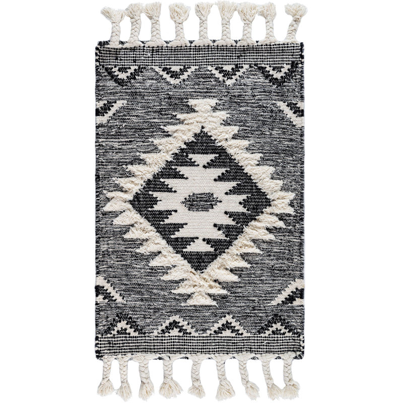 Alenah Wool Southwestern Indoor Rug, Rectangle 2' x 3'