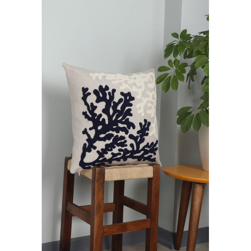 Premium Decorative Cushion, 17.0 x 17.0 inches, 100% Linen Cover with Silicone Filling | Soft and Comfortable | Perfect for Living Room, Bedroom, or Office Decor | Stylish and Versatile Home Accessory
