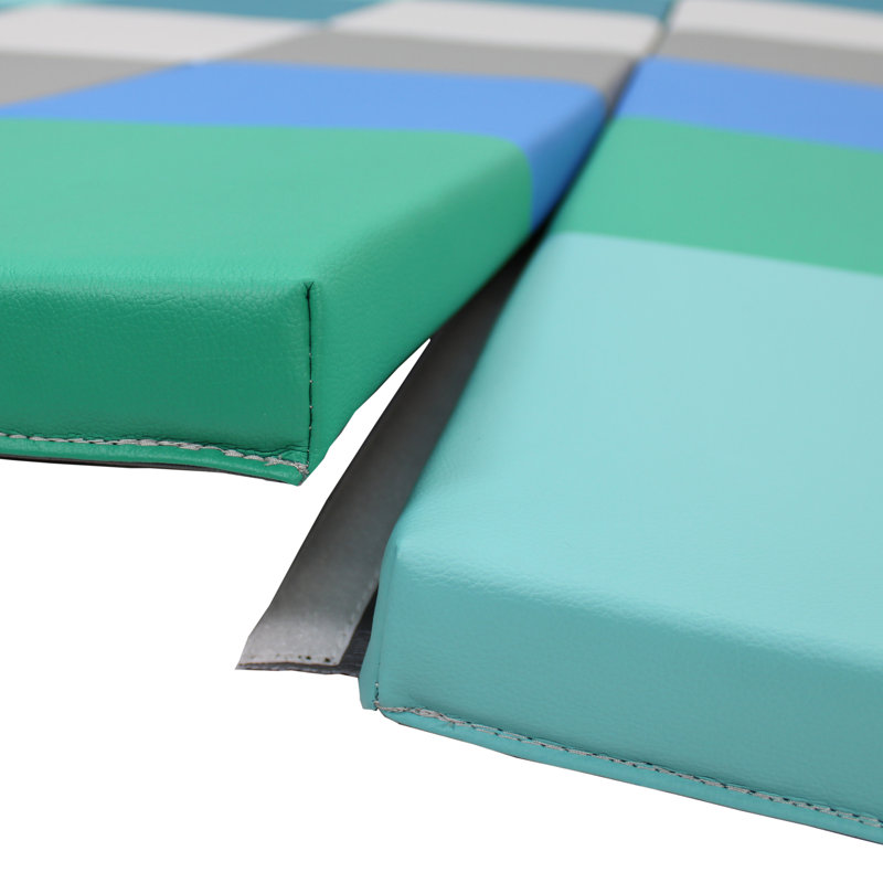 Tapis d'activité pour tout-petits 4 plis SoftScape, Vert/bleu