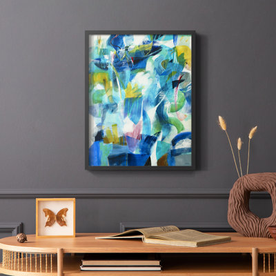 Green Passage Framed Print - Solid Wood