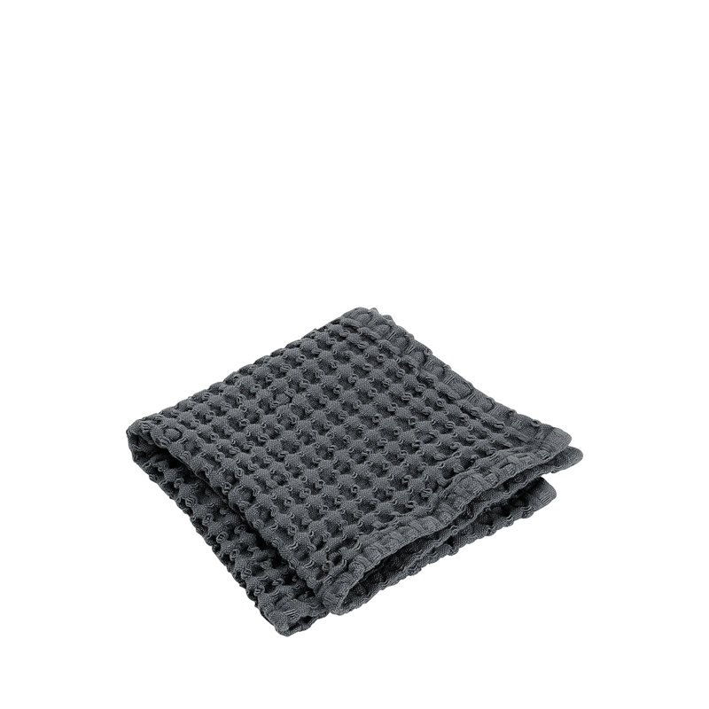 Ensemble de débarbouillettes 100% coton CARO, Magnet / gris anthracite