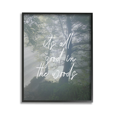 " All Good In Woods Single Picture Frame " by Lil' Rue
