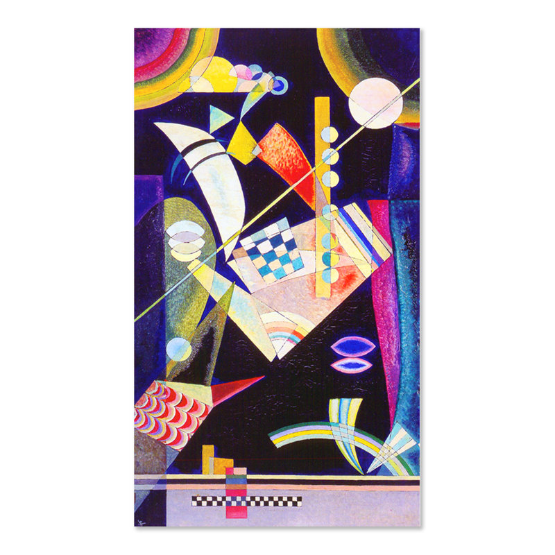 Durezza acuta by Wassily Kandinsky - Rectangle Print, 140cm H x 80cm W
