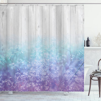Shower Curtain with Hooks Included