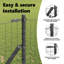 Galvanised Steel Border Fencing-1269202810-1269202809