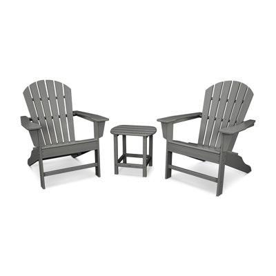Ensemble 3 pièces POLYWOOD South Beach Adirondack