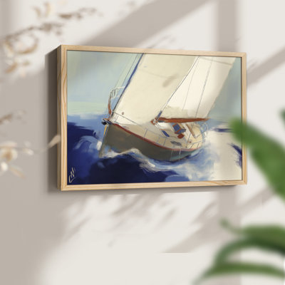 Série nautique - XLI - Reproduction encadrée - Restickable