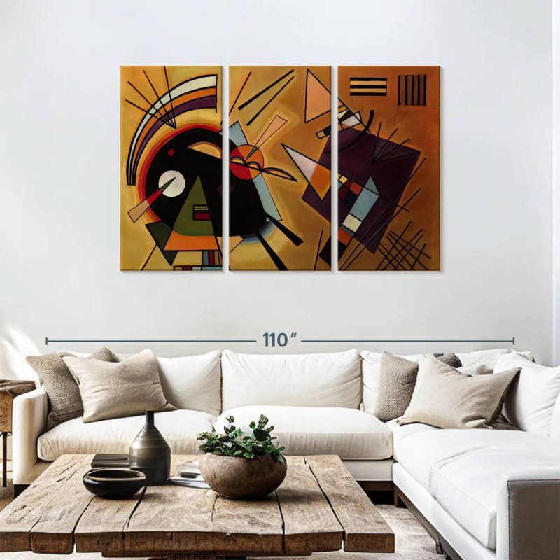 Avery Black And Violet, 48" H x 74" W