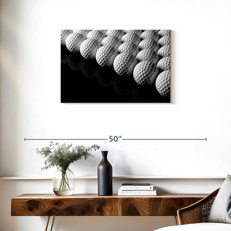 Rangées de balles de golf Sireci, H 20 po x l 30 po