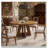 47 Inch Wood Dining Table Round Dining Table-500795983