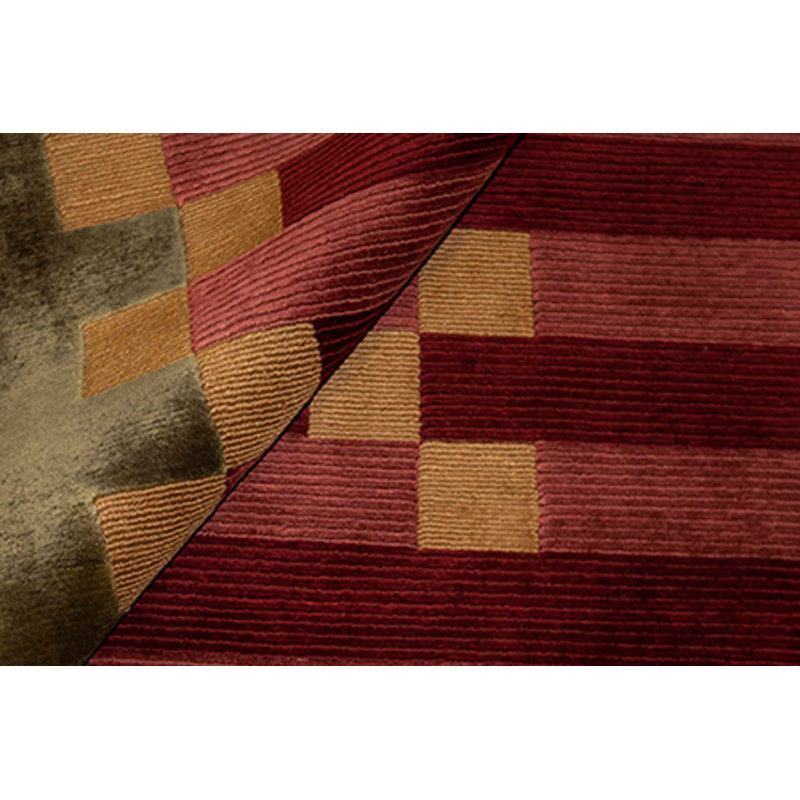 Hand-Knotted High-Quality Black Area Rug