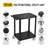 2-Tier Rolling Tool Cart With Wheels