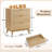 Lift Top Coffee Table Set With 2 End Tables - Naturalcoffee Table & Side Tables-1810649078-1810648969