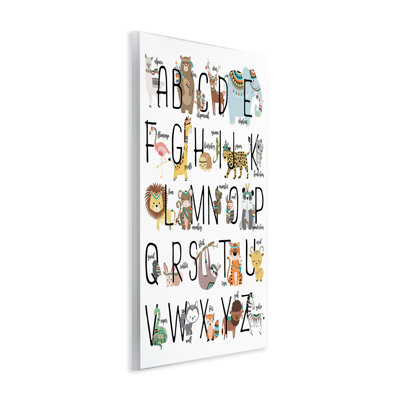 Plaque murale Boho Animal ABCs