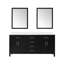 Ensemble de meuble-lavabo double de 72 po pour la salle de bain avec miroir Tahoe de OVE Decors-121536250
