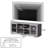 66'' W TV Stand With Adjustable Shelves And Glass Doors-421856145