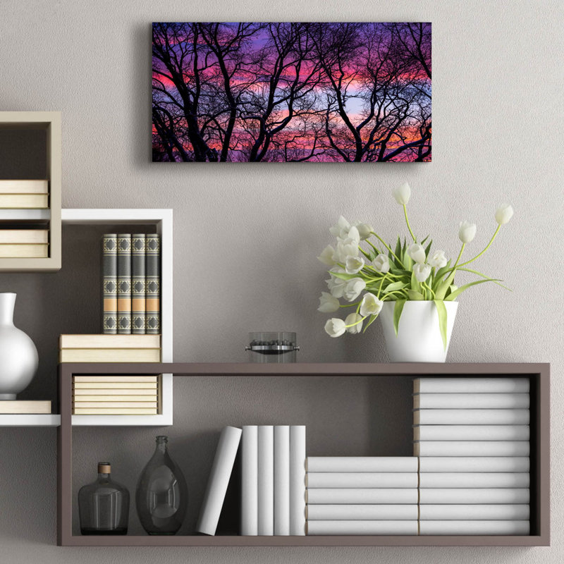 «Sunrise In The Trees» par Darren White, H 12 po x l 24 po