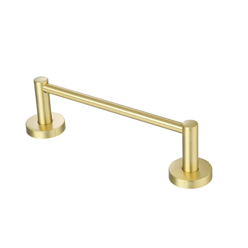 Azure - barre à serviettes simple - 30 po - Nickel satiné, H 2,87 po x l 19,57 po x P 2,87 po, Laiton satiné