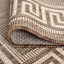Tapis brun / crème à imprimé animal-1544160636
