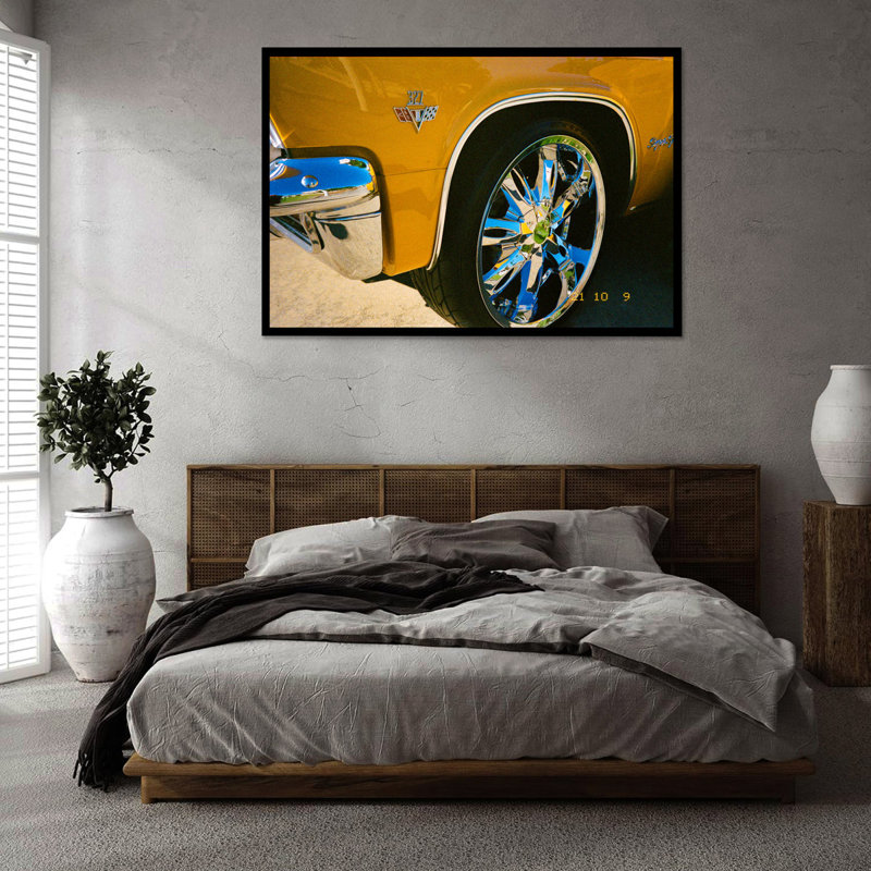  «Homecoming Shine», art mural encadré par Sydney A. Foster | Southern Car Culture At HBCU Homecoming 2021, H 48 po x l 32 po