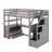 Loft Bed With Desk And Shelves-818878291-818878290