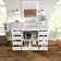 Pichardo 60'' Single Bathroom Vanity with Marble Top