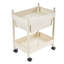 54cm H x 41.5cm W 2 - Cabinet Utility Cart with Wheels
