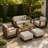 7-Piece Outdoor Patio Conversation Set