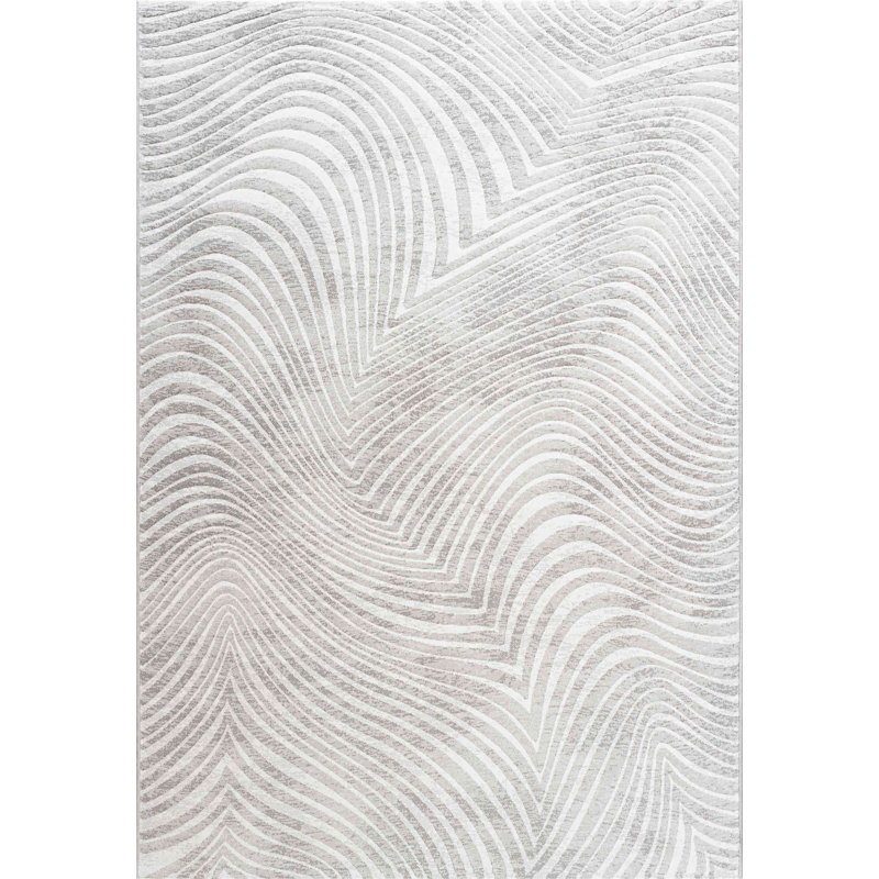 Galleria Beige/Cream Rug, Rectangle 133 x 195cm