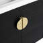 Meuble-lavabo mural de 24 po, noyer noir, avec lavabo charmant, meuble-lavabo moderne, décoration en châtaignier, une variété de rangement suffisante, lavabo en céramique chic et poignée en métal-2141089131-2141089129