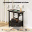 End Table with Built-In Outlets-528436643