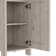 Armoire avec deux tablettes ouvertes
