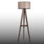 Lampe trépied corps en bois-827053481