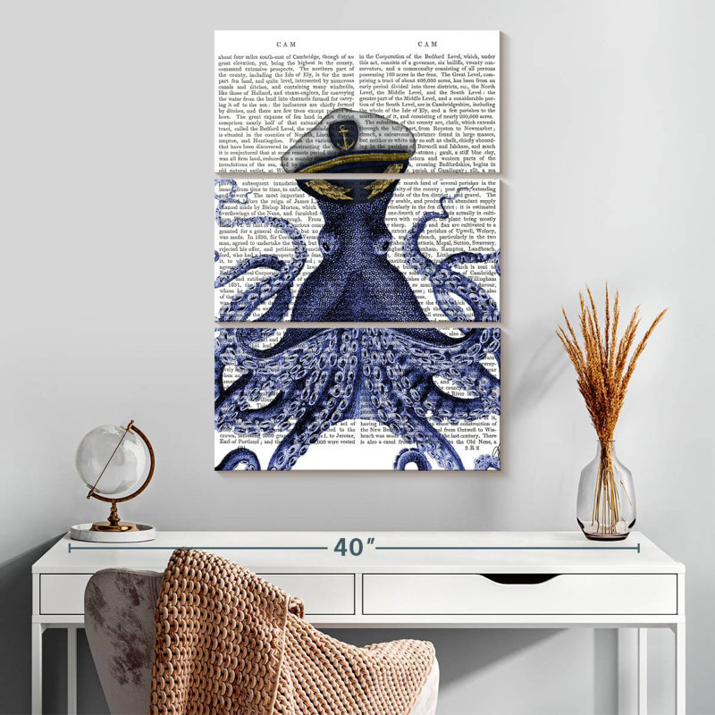 Brampt Captain Octopus, 32" H x 20" W
