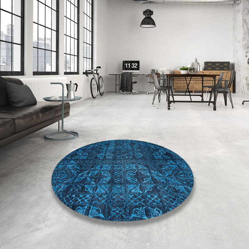 Abstract Indoor Rug, Round 3'