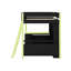 Designs Full Size Gaming Loft Bed With Built-In Desk & LED Lights, Wooden Loft Bed With Wardrobe & Drawer-603172316