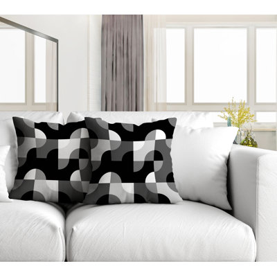 No Decorative Addition Outdoor Reversible Throw Pillow