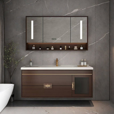 European retro and simple bathroom cabinet