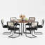 Ensemble de table de salle à manger Mid Century-260408459-238033711-238033710