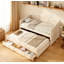 Lit de jour avec 2 tiroirs de rangement et lit gigogne-717500695